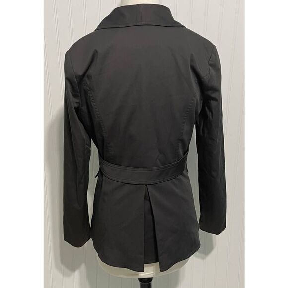 Cabi Work It Two Button Blazer 769 Flap Pockets  Career Charcoal Grey‎ SIze 6 - Picture 6 of 11